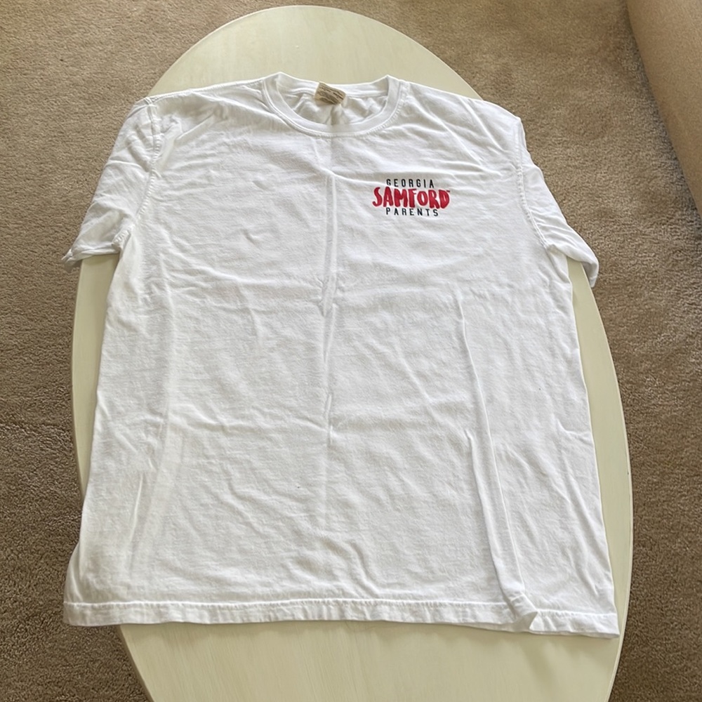 Samford University White T-shirt (L) Georgia ONLY